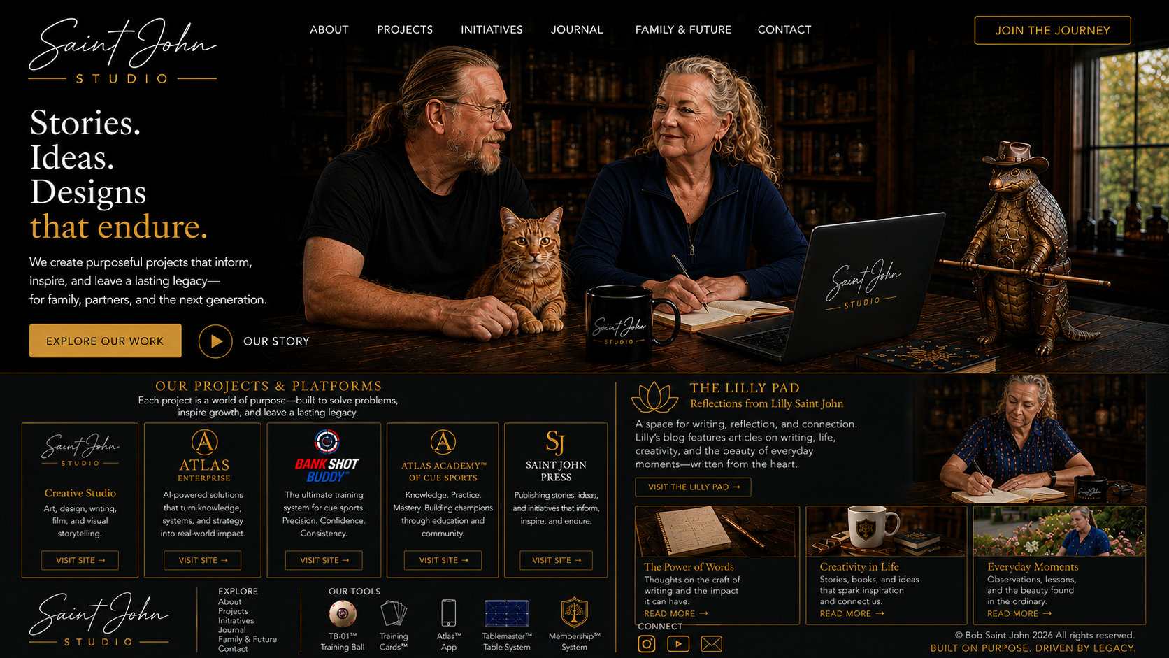Saint John Studio — Stories, Ideas, Designs that endure