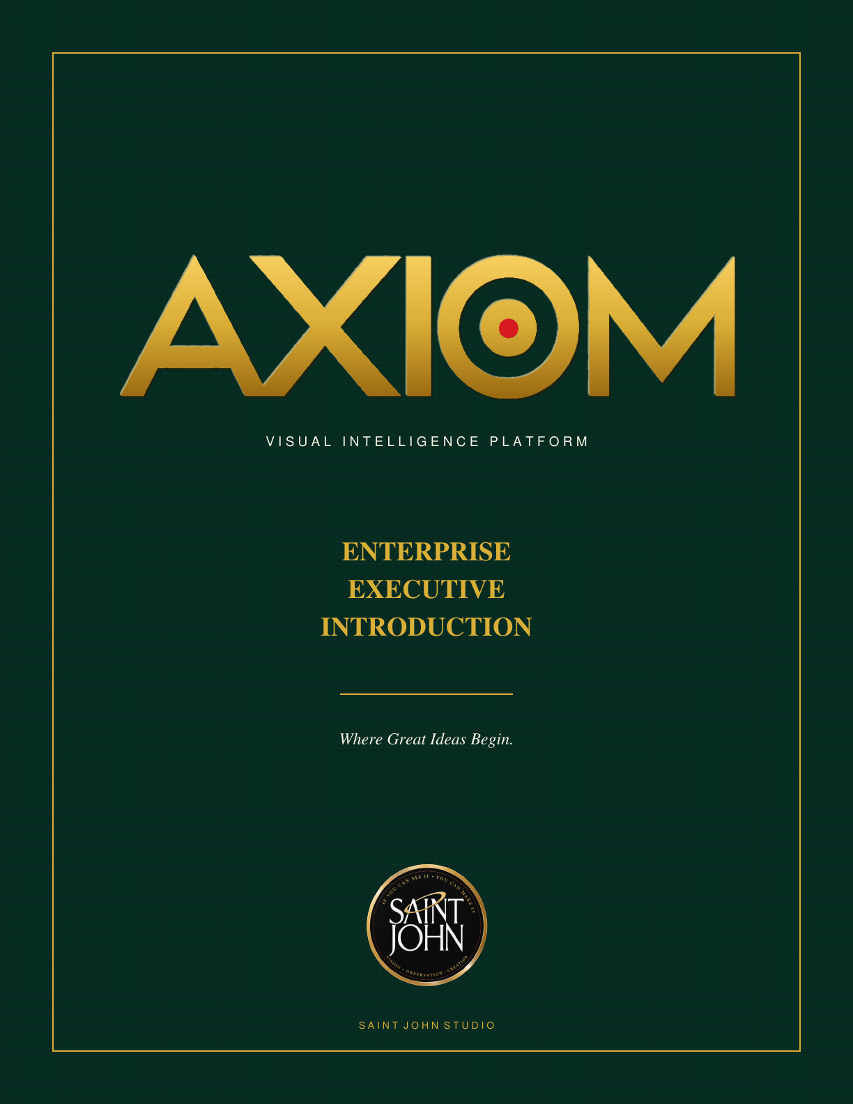 AXIOM Enterprise Executive Introduction cover