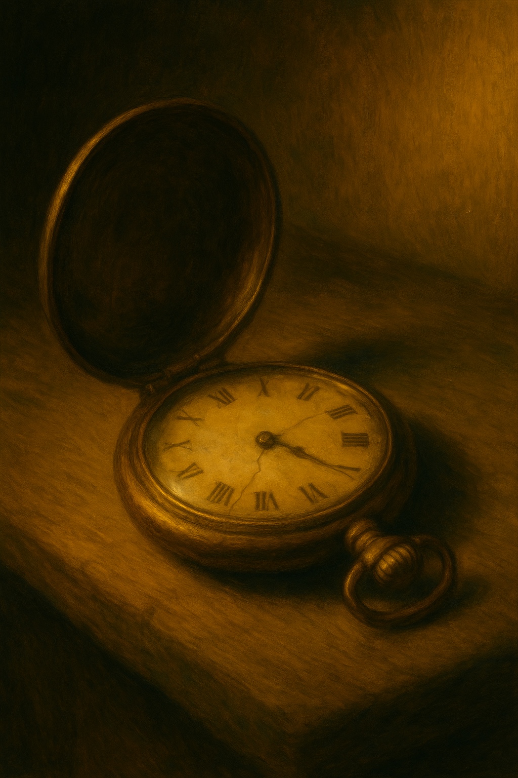 Open pocket watch