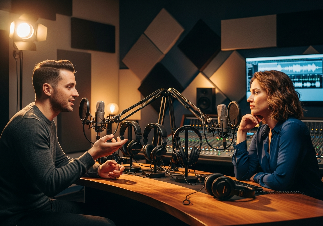 Podcast conversation