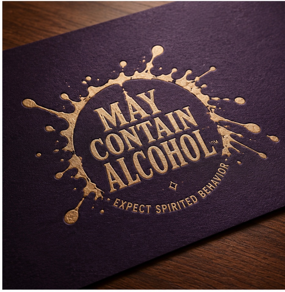 Final May Contain Alcohol identity delivered to the team